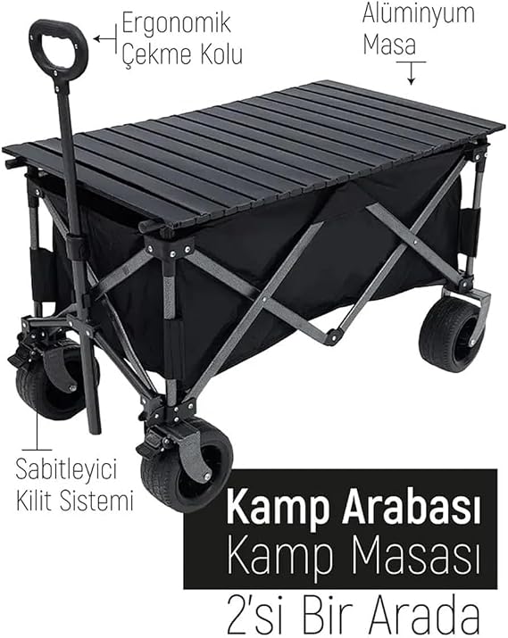 Katlanabilir Kamp Masalı Taşıma Arabası & Vagon Araba
