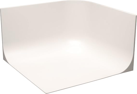 MS20CYC Professional Table Top Photo Studio Seamless Photo Cyc Background for Product Photography, 20"x 20"x 12"