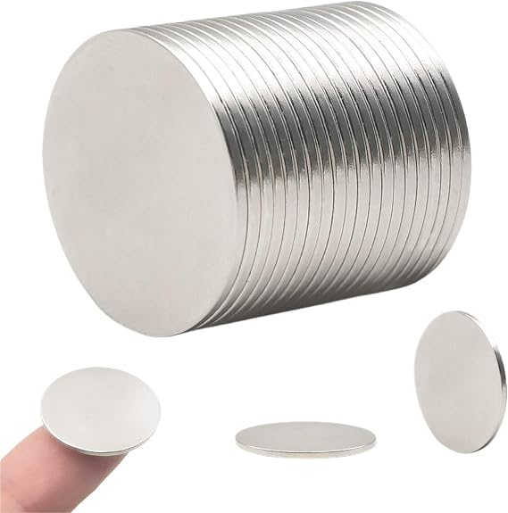 Fridge Magnet Button Making Supplies 20x1mm Refrigerator Magnets, Whiteboard, Arts and Crafts, Small, Mini, Office(10PCS-20x1mm)