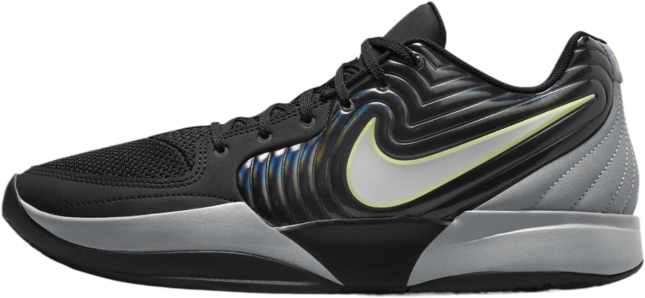 Ja 2 Basketball Shoes (FD7328-001, Black/Light Smoke Grey/Light Lemon Twist/Phantom) Size 13