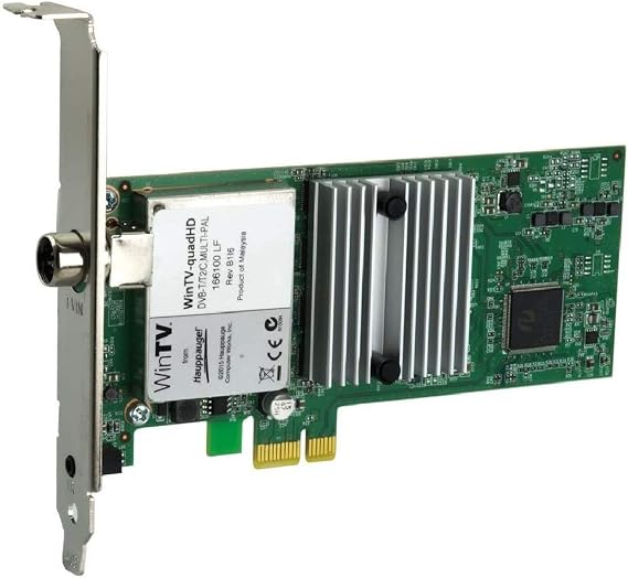 HAUPPAUGE 3875199 WinTV-quadHD PCIe TV Receiver - Green