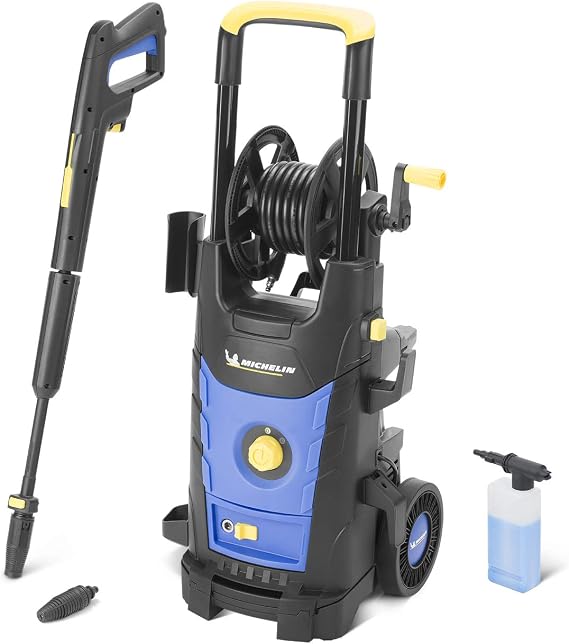 MICHELIN MPX25EH High Pressure Washer (2500 W, 170 bar, 500 l/h), Blue