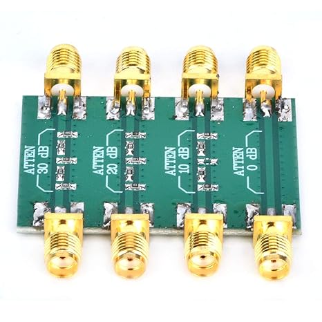 Kadimendium rf Variable attenuator SMA dc-4.0ghz Fixed attenuator SMA Double Female Radio Frequency attenuator 50 12x7x1