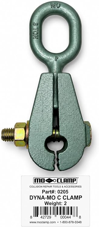 MO-CLAMP 0205 Dyna-Mo C Clamp 5-Ton Self-Tightening Auto Body Clamp