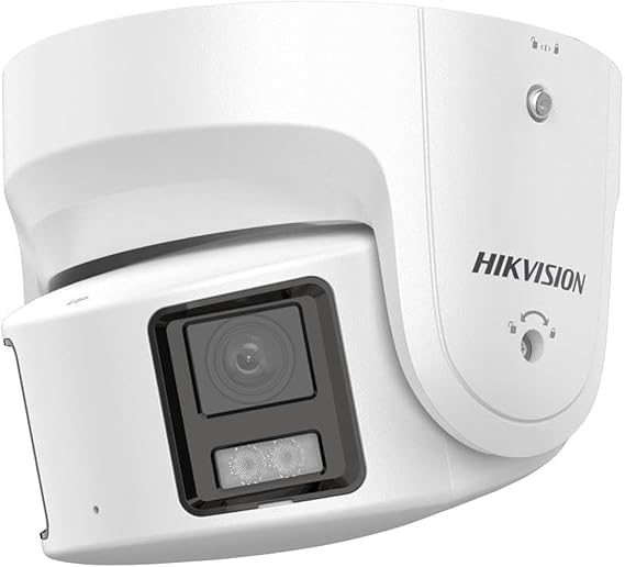 HIKVISION DS-2CD2387G2P-LSU/SL ColorVu 8MP Panoramic Matlet IP Camera, 4mm Fixed Lens Indoor Outdoor
