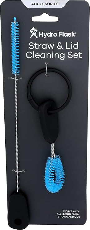 Hydro Flask Cleaning Supplies - Bottle Brush & Straw Cleaning Set - Water Bottle Cleaning Accessories Dishwasher Safe Reusable Straw Brush