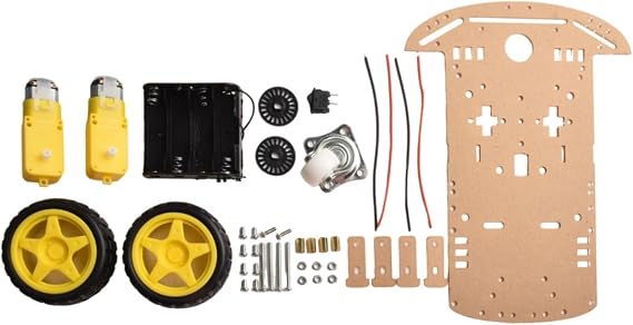 DIY for Smart Robot Car Kit featuring 2WD Design and Encoder Great for Learning Robotics and Competing in Challenges