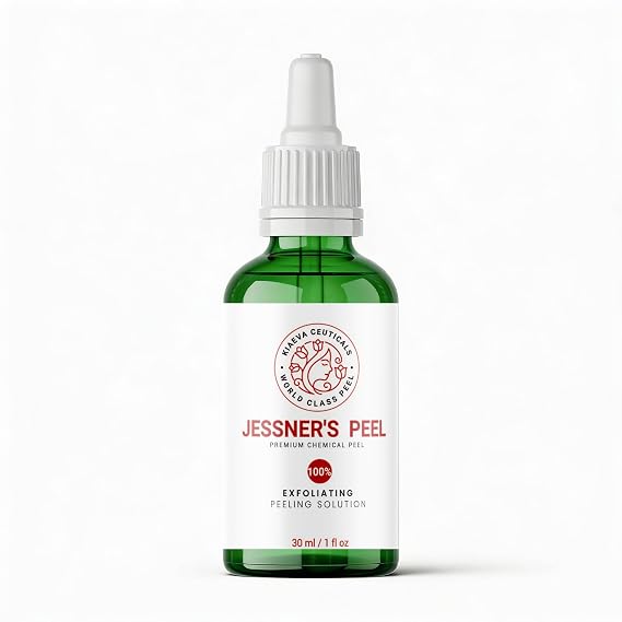 Jessners Gel Peel 100% Cosmetic Facial Exfoliant Peel 30ml | Multi-Acid Skin Resurfacing Solution