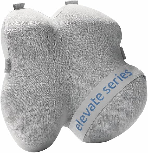 Everlasting Comfort Lumbar Support Pillow for Office Chair - Memory Foam Back Cushion for Car Seat - Promotes Better Posture, Back Pain Relief - Ideal Gaming and Desk Chairs Work and Home Essentials