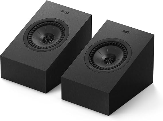 KEF Q8 Meta Dolby Amtos/Surround Speaker (Black, Pair)