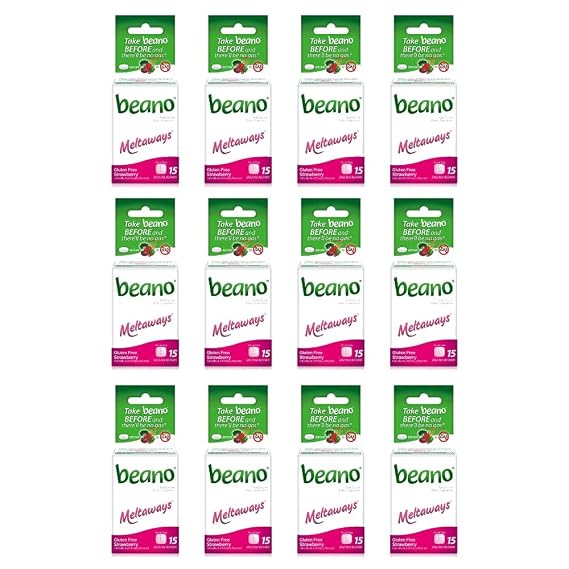 Beano Meltaways Strawberry 15 ea (Pack of 12)