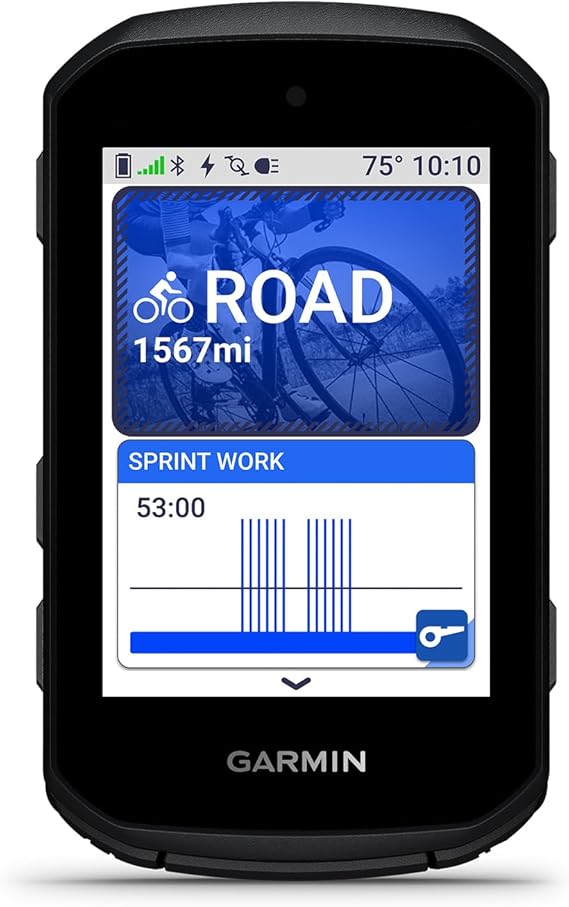 Garmin Edge 850, Compact GPS Cycling Computer | Vivid Color Display, Touchscreen, Advanced Training & Performance Insights, Built-In Speaker