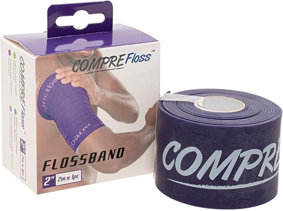 Flossband stark Pflaume
