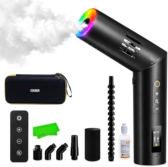 COLBOR CF5 40W Portable Fog Machine with RGB for Photography and Video