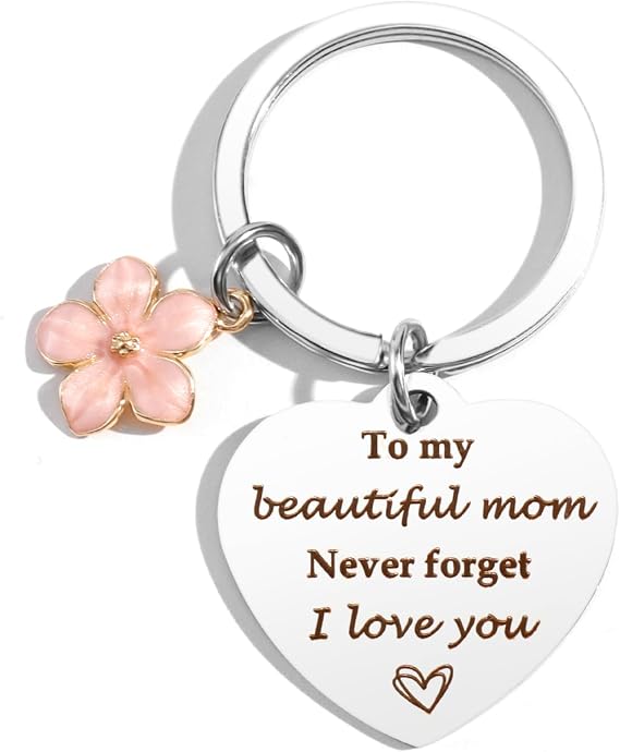 Mom Gifts,Mom Christmas Gifts for Mom,Stocking Stuffers for Women,Custom Mothers Day Gifts for Mom From Daughter Son,Unique Mother's Day Gift Ideas,Valentines Day Gifts for Mom Birthday Gifts Keychain