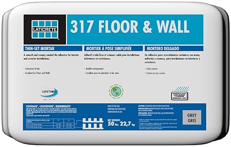 LATICRETE 317 Mortar 50LB Grey