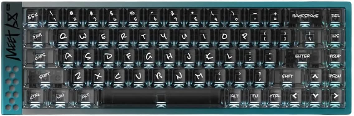 Mikit Meet68 Ultra Aurora Green Omega Swtich Rapid Trigger Keyboard US Layout Gaming Keyboard