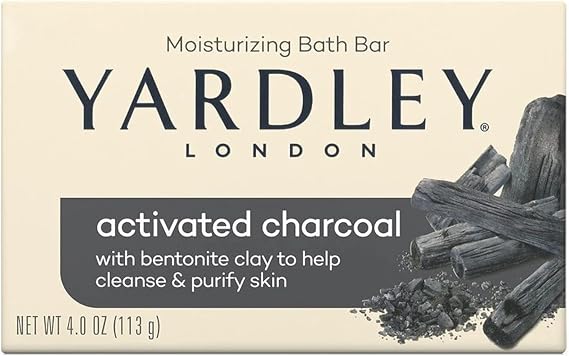 Yardley Activated Charcoal Bath Bar 4oz