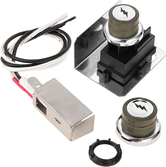 Grill Igniter 91360 Igniter Kit Replacement for Weber Spirit Series | Replacement for Weber Spirit E-310, E-320 200, E-210, Spirit 300 Gas Grills, with 2PCS Electronic AAA Igniter Module