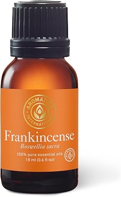 Aromatics International Premium Organic Frankincense Sacra Essential Oil 18ml | 100% Pure Essential Oil for Diffusion & Aromatherapy