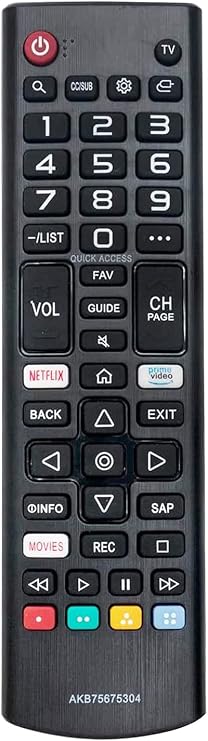 AKB75675304 Universal Remote Control for LG-TV-Remote All LG LCD LED HDTV Smart TVs