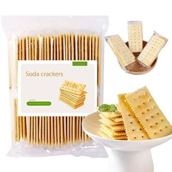 Sodas Soda Crackers360g/12.69OZ, soup Crackers, Lunch Snacks, Milk salt flavor