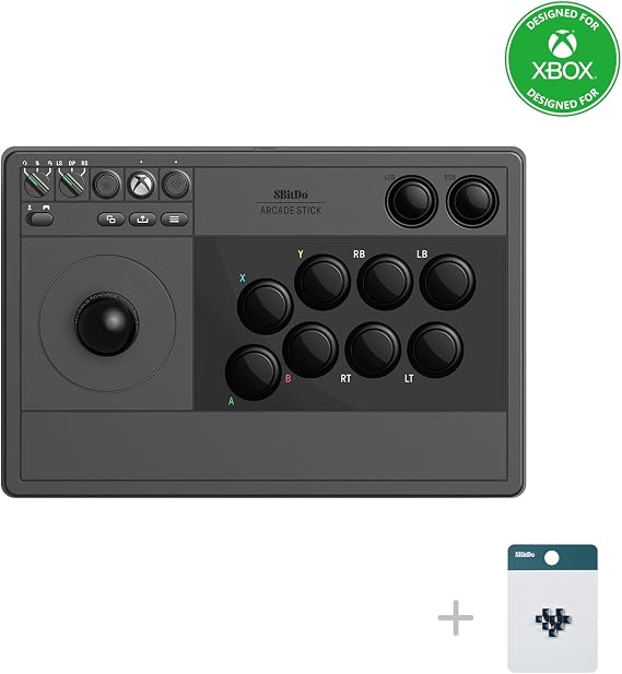 8BitDo Arcade Stick For Xbox & PC (Windows 10) - Black