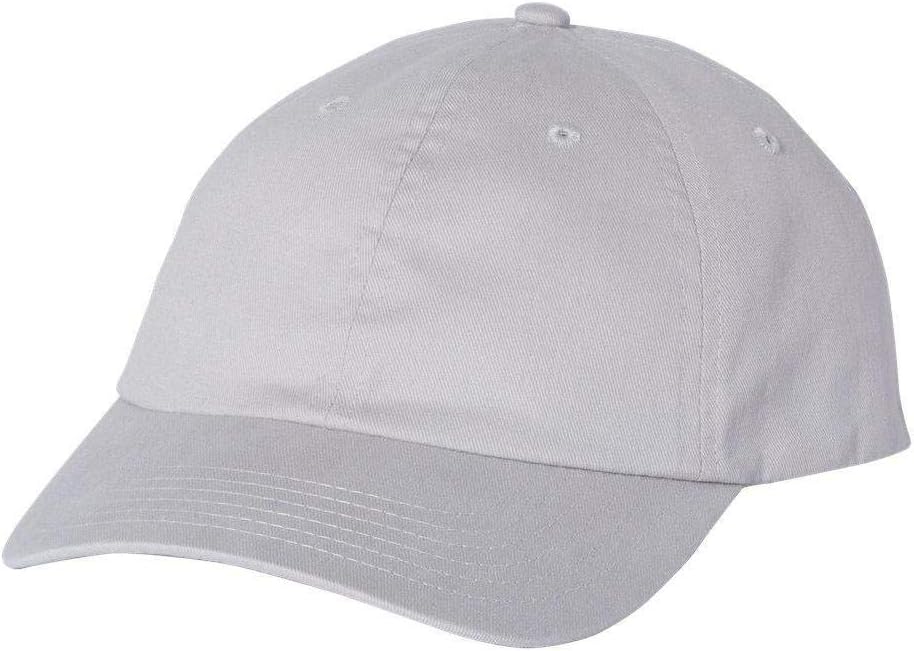 Valucap - Brushed Twill Cap - VC200 - Adjustable - Light Grey