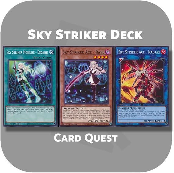 Complete Custom Deck for Yu-Gi-Oh! - Sky Striker Link Deck