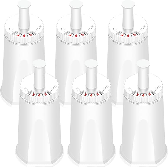 Replacement Water Filter for Breville Espresso Machine, Fit for Breville Barista Touch BES880, Barista Pro BES878, Oracle BES980, Dual Boiler BES920 Bambino ClaroSwiss Sage,6 pack by APPLIANCEMATES