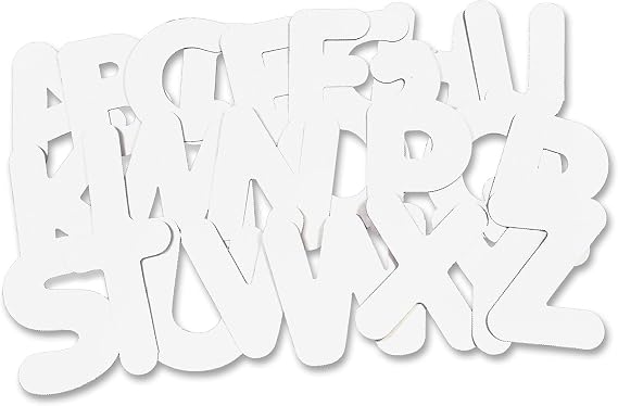 Roylco Upper Case Collage Letters, 9", 26/Pack
