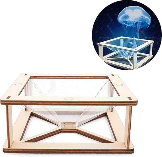 Mobile Smartphone Hologram 3D Display Stands Projector 3D Display Stands Kids Science Video Stand For Smartphone Video Stand For Cell Phones