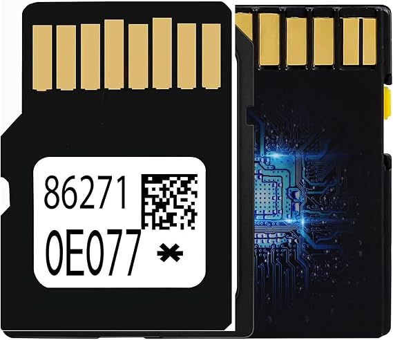 Navigation SD Card 86271-0E077 for RAV4 Corolla Camry Tacoma | For Select Toyota Models 2013-2020, USA/Canada GPS Maps, Plug & Play Navigation, Compatible with Factory Navigation System