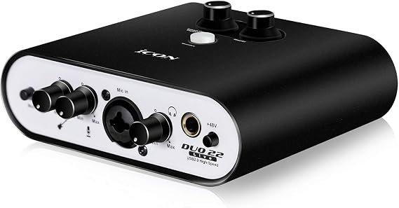 Icon Pro Audio Duo 22 Live USB Audio Interface with Mobile Streaming Function 1 Microphone Preamp