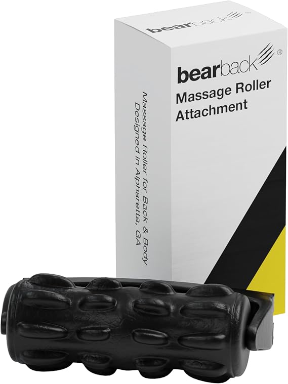 bearback Massage Roller Attachment: Firm Knobby Massage Tool for Muscle Relief. Fits Original Handle. American Small Business.