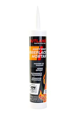 Rutland Fireplace Mortar Cartridge, 10.3-Ounce, Gray - 63G