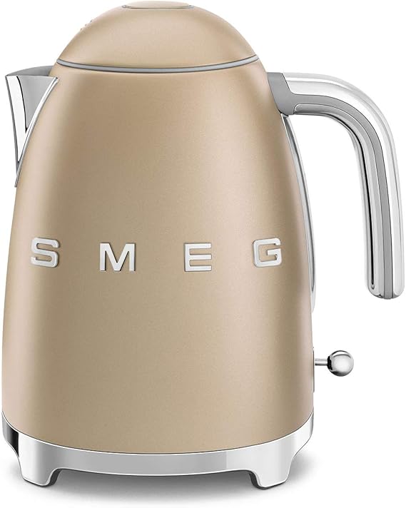 Electric Kettle with a Capacity of 1.7l and a Power of 2400 W from Smeg KLF03CHMEU - Champagne matt