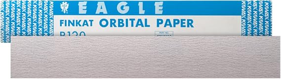 Eagle 271-0120 - Finkat Orbital Dry Sanding Sheets - 2 3/4 x 17 1/2 inch. - Grit P120-50 shts/sleeve
