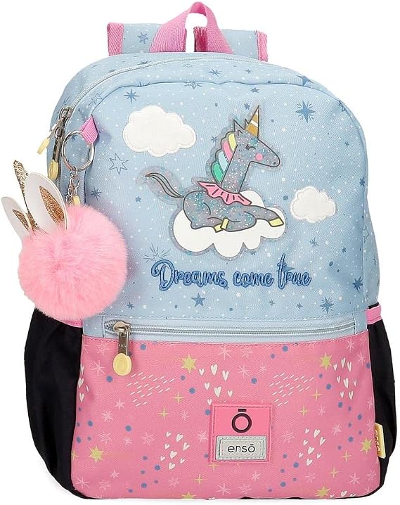 Enso Dreams Come True Small Backpack, Multicoloured, Mochila Preescolar Adaptable a Carro, Backpack 32