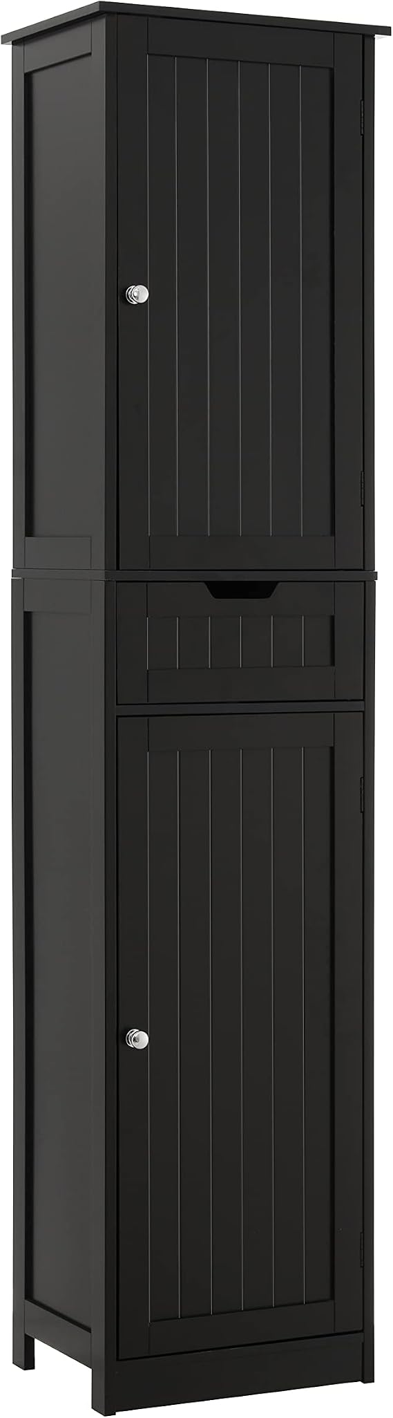 Iwell 66.9" Tall Bathroom Storage Cabinet with 2 Doors & 1 Drawer
