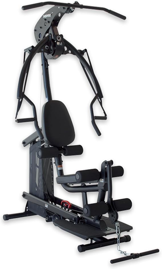 Inspire Fitness BL1 Full Body Weight Home Gym - Multifunctional Cable Machine & Home Workout Machine - Upper & Lower Body Strength Training - Exercise & Fitness Equipment with Accessories