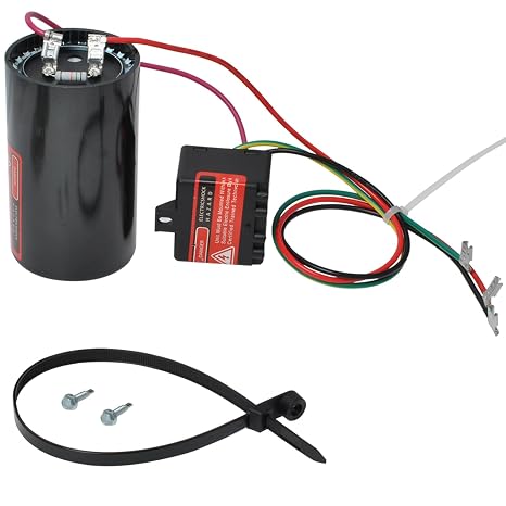 CSR-U3 Hard Start Kit for 4-5 Ton AC Units, HVAC Compressor Capacitorr Kit | Air Conditioner Compressor Starter with Start Capacitors & Potential Relay for 4-5 Ton HVAC and Compatible Heat Pump Systems