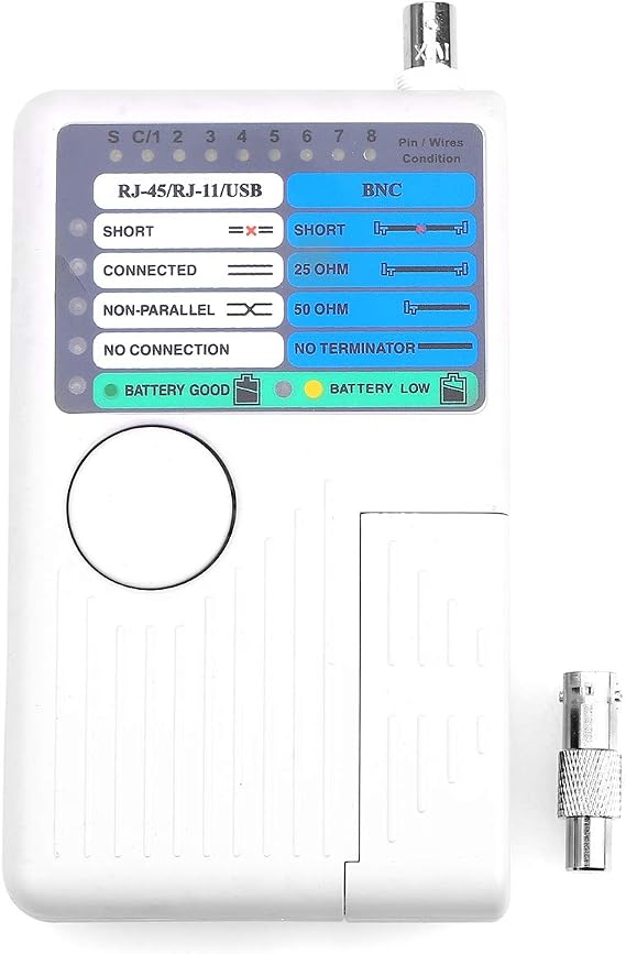 Cruiser Cable Tester 4 in 1 RJ11 RJ45 USB BNC Wire Tracker