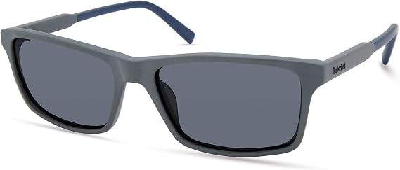 Timberland Men's TBA9268 Polarized Rectangular Sunglasses
