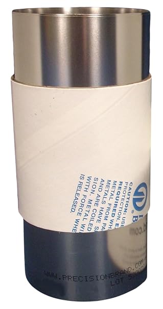 Precision Brand Products 22881 316 Stainless Steel Shim Stock, 0.001" x 6" x 12" (Pack of 2)