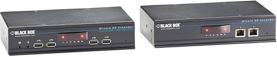 Black Box Corp Dual-Head DisplayPort KVM Extender over CATx ACU5800A