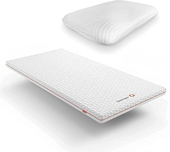 Dormeo Twin Mattress Topper & True Evolution Pillow Bundle