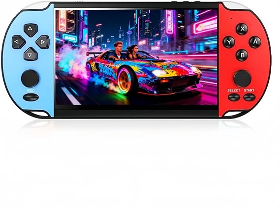 5.1 inch Handheld Game Console Supports Multiple Retro Simulators Video/Music/E-book/Recorder/TV Output Indoor/Outdoor/Travel leisure Portable Electronic Game Birthday