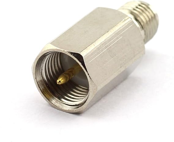 DGZZI 2-Pack FME Male to SMA Female RF Coaxial Adapter FME to SMA Coax Jack Connector