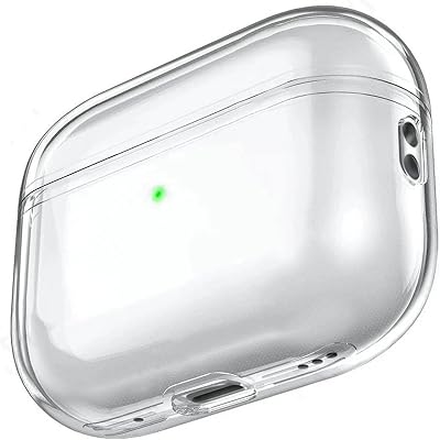 Case for AirPods Pro 2nd Gen 2022 Clear Protective Cover Transparent Key Chain Strap Protection Wireless Charging funda